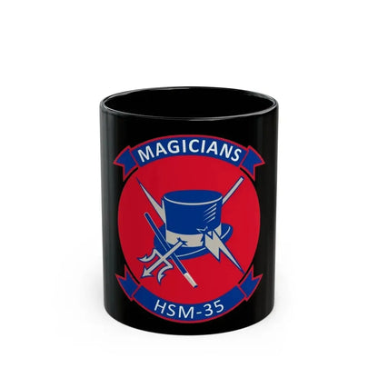 HSM 35 Helicopter Maritime Strike Squadron 35 (U.S. Navy) Black Coffee Mug 11oz - Go Mug Yourself