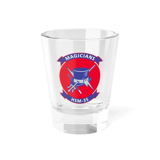 HSM 35 Magicians (U.S. Navy) Shot Glass 1.5oz 1.5oz - Go Mug Yourself
