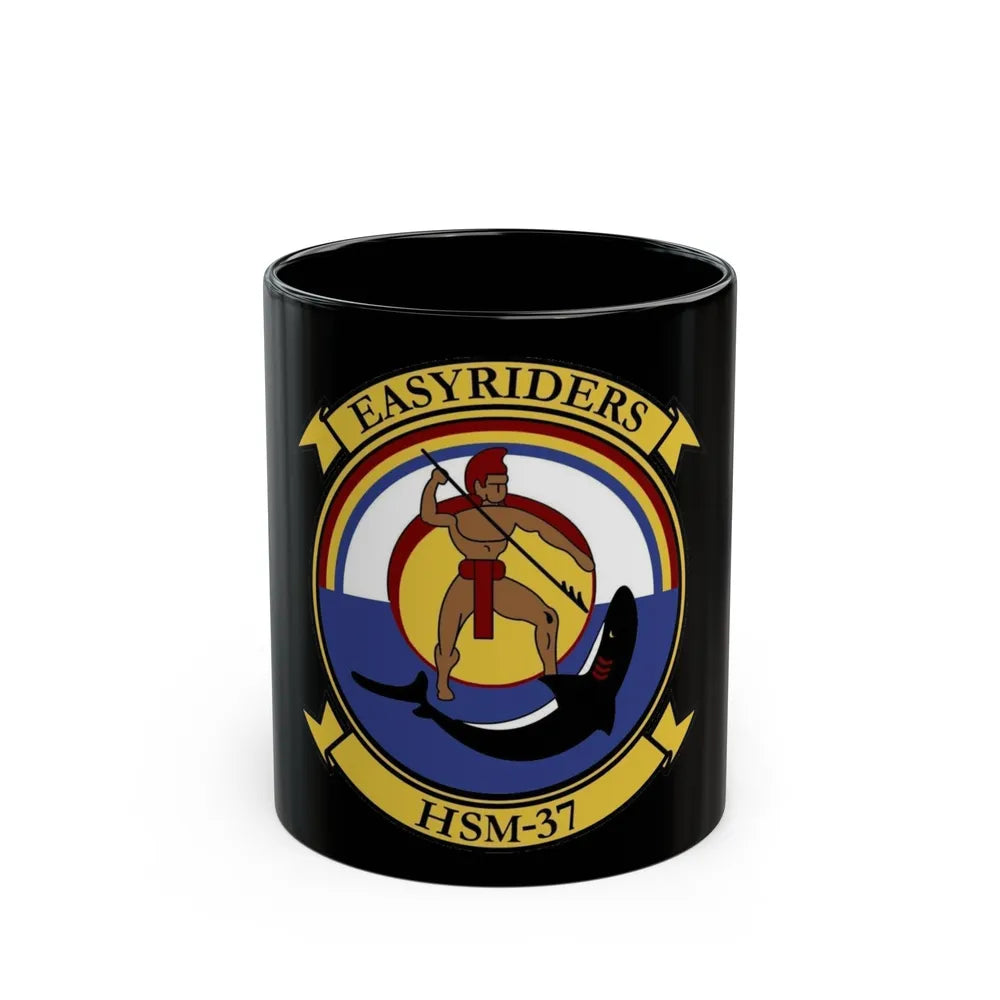 HSM 37 Helicopter Maritime Strike Squadron 37 (U.S. Navy) Black Coffee Mug-11oz-Go Mug Yourself