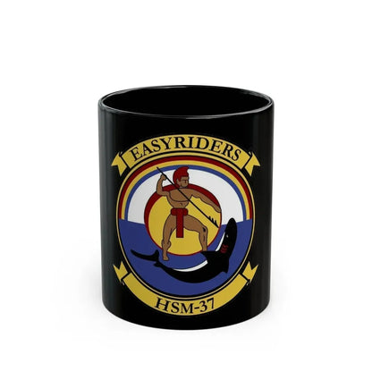 HSM 37 Helicopter Maritime Strike Squadron 37 (U.S. Navy) Black Coffee Mug 11oz - Go Mug Yourself