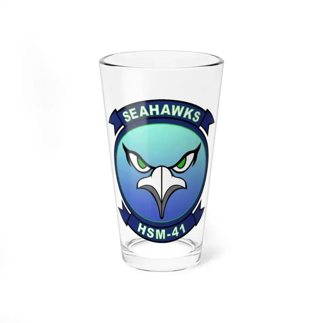 HSM 41 Helicopter Maritime Strike Squadron 41 (U.S. Navy) Pint Glass 16oz 16oz - Go Mug Yourself