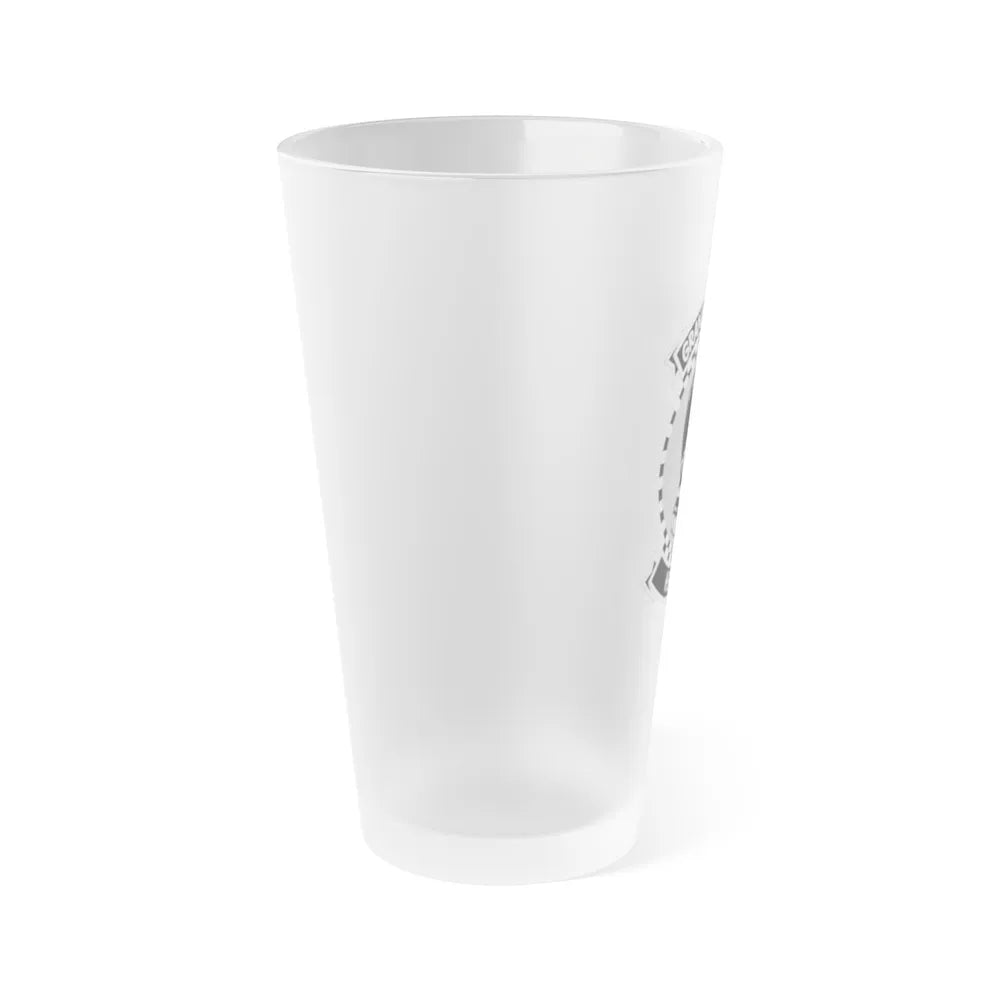 HSM 46 (U.S. Navy) Frosted Pint Glass 16oz-Go Mug Yourself