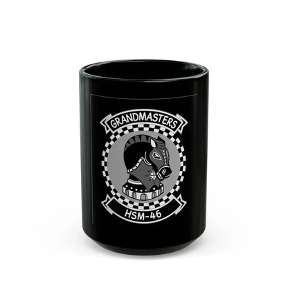 HSM 46 (U.S. Navy) Black Coffee Mug - Go Mug Yourself