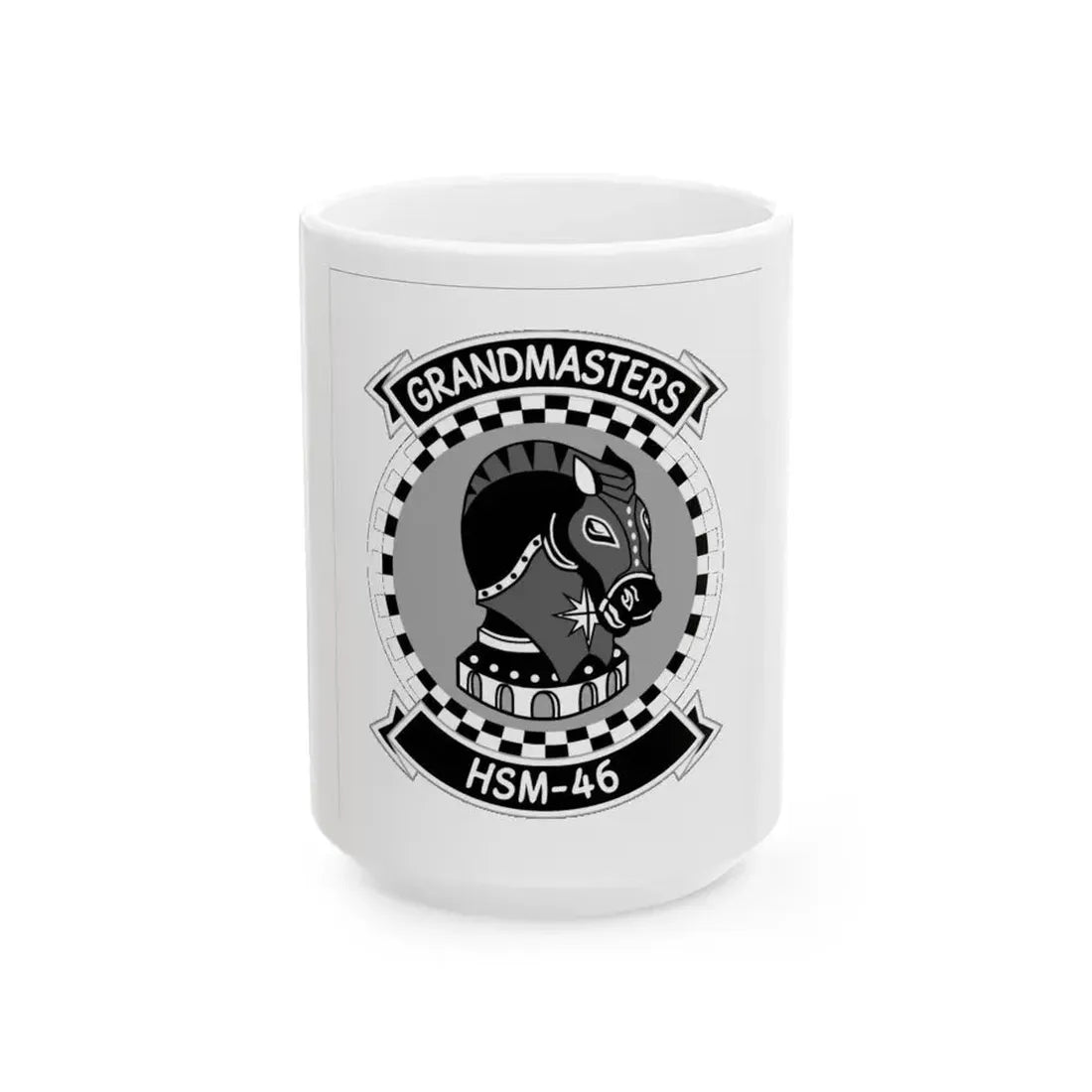 HSM 46 (U.S. Navy) White Coffee Mug 15oz - Go Mug Yourself