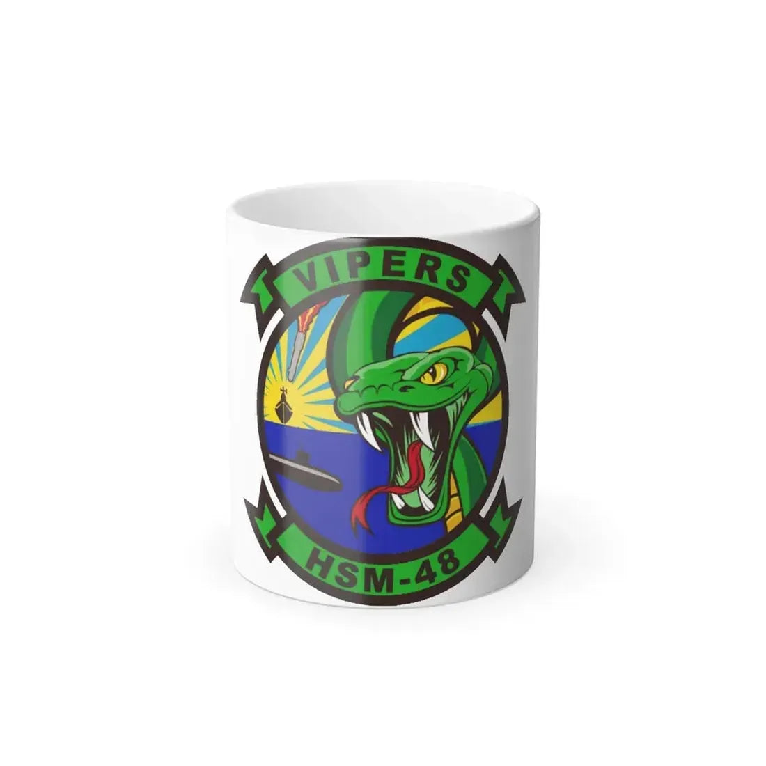 HSM 48 Helicopter Maritime Strike Squadron 48 (U.S. Navy) Color Changing Mug 11oz Default Title 11oz - Go Mug Yourself