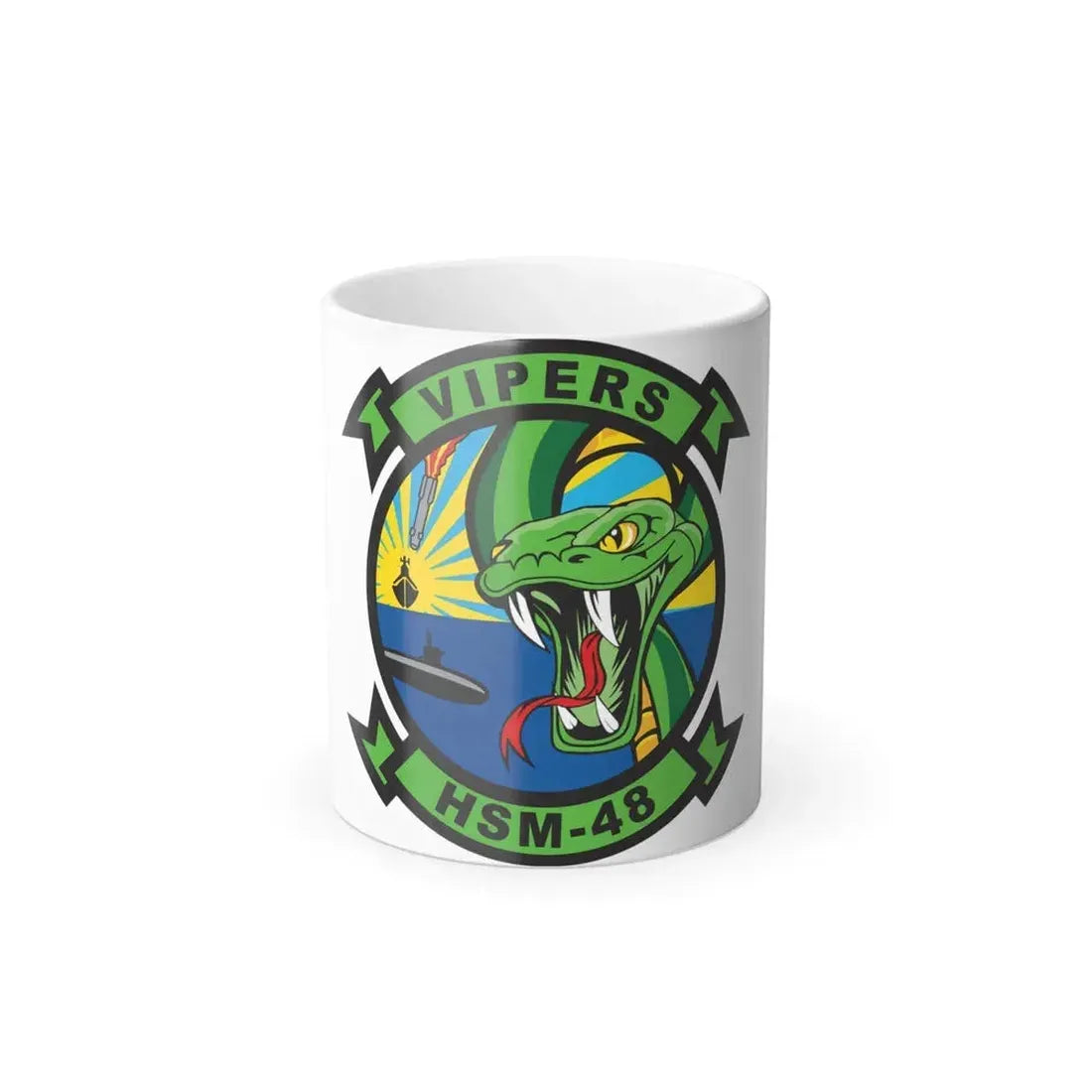 HSM 48 Vipers (U.S. Navy) Color Changing Mug 11oz Default Title 11oz - Go Mug Yourself