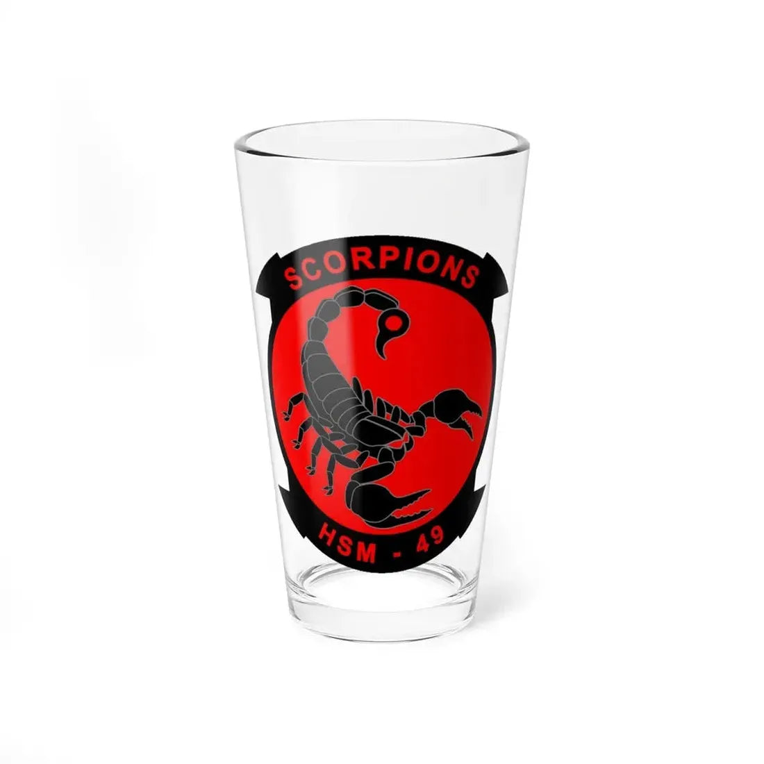HSM 49 Helicopter Maritime Strike Squadron 49 (U.S. Navy) Pint Glass 16oz 16oz - Go Mug Yourself