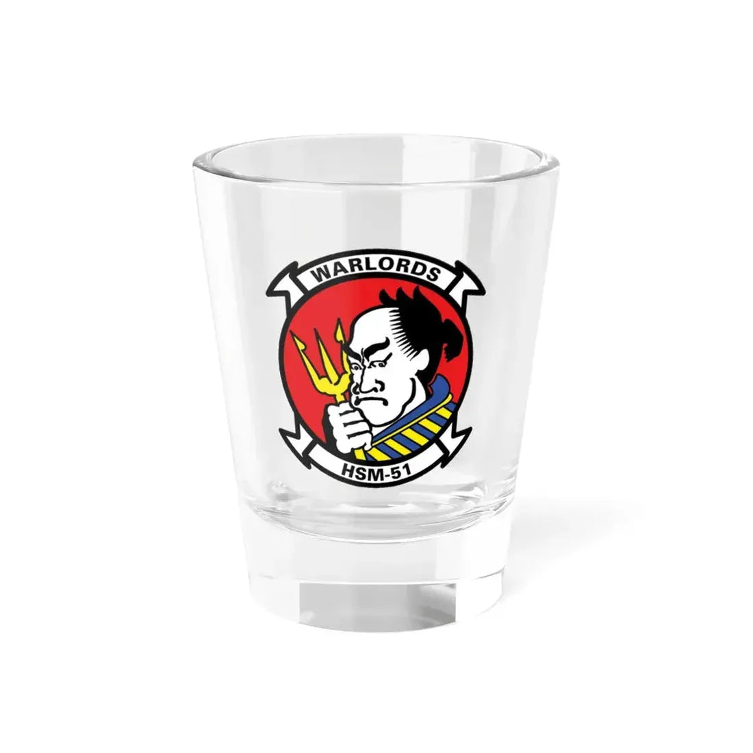 HSM 51 Helicopter Maritime Strike Squadron 51 (U.S. Navy) Shot Glass 1.5oz 1.5oz - Go Mug Yourself