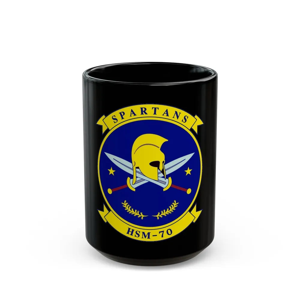 HSM 70 Helicopter Maritime Strike Squadron 70 (U.S. Navy) Black Coffee Mug-15oz-Go Mug Yourself