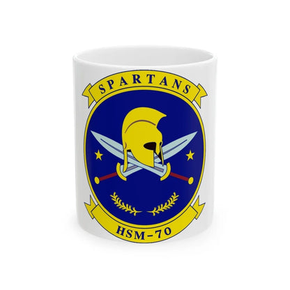 HSM 70 Helicopter Maritime Strike Squadron 70 (U.S. Navy) White Coffee Mug-11oz-Go Mug Yourself