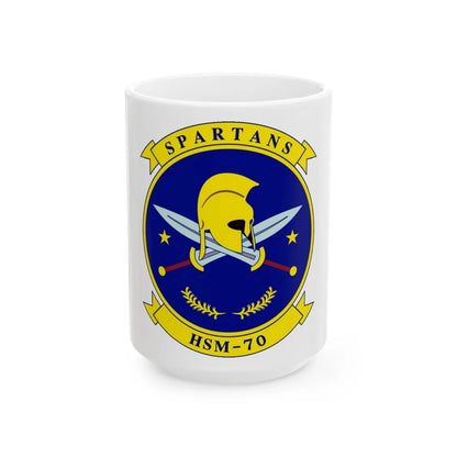 HSM 70 Helicopter Maritime Strike Squadron 70 (U.S. Navy) White Coffee Mug-15oz-Go Mug Yourself