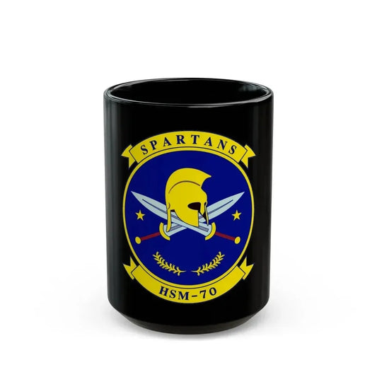 HSM 70 Helicopter Maritime Strike Squadron 70 (U.S. Navy) Black Coffee Mug 15oz - Go Mug Yourself