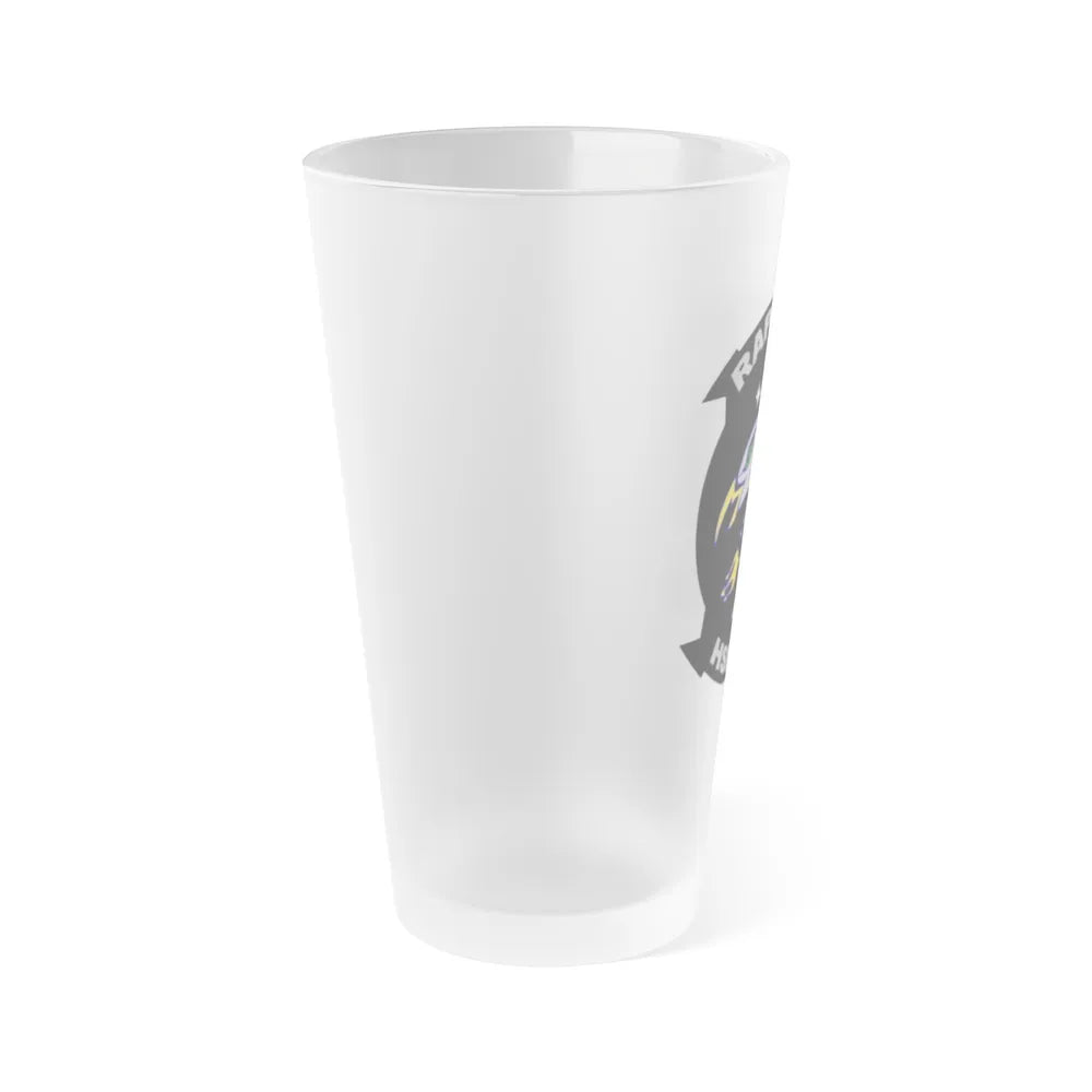 HSM 71 Raptors (U.S. Navy) Frosted Pint Glass 16oz-Go Mug Yourself