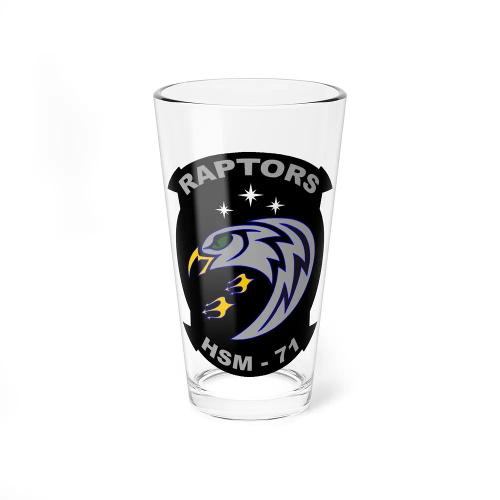 HSM 71 Raptors (U.S. Navy) Pint Glass 16oz-16oz-Go Mug Yourself