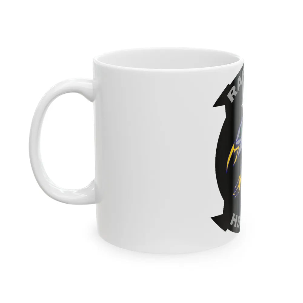 HSM 71 Raptors (U.S. Navy) White Coffee Mug-Go Mug Yourself