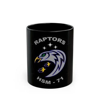 HSM 71 Raptors (U.S. Navy) Black Coffee Mug 11oz - Go Mug Yourself