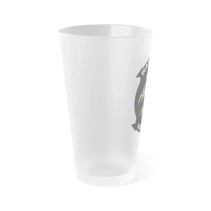 HSM 71 Raptors (U.S. Navy) Frosted Pint Glass 16oz - Go Mug Yourself