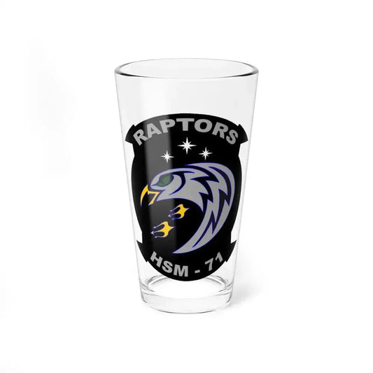 HSM 71 Raptors (U.S. Navy) Pint Glass 16oz 16oz - Go Mug Yourself