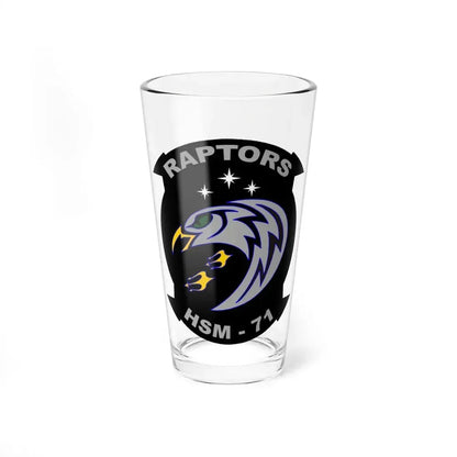 HSM 71 Raptors (U.S. Navy) Pint Glass 16oz 16oz - Go Mug Yourself