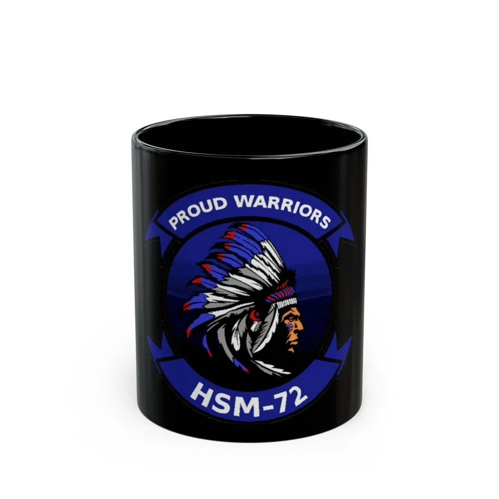 HSM 72 Helicopter Maritime Strike Squadron 72 (U.S. Navy) Black Coffee Mug-11oz-Go Mug Yourself