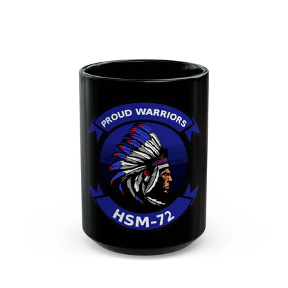 HSM 72 Helicopter Maritime Strike Squadron 72 (U.S. Navy) Black Coffee Mug-15oz-Go Mug Yourself