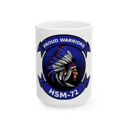 HSM 72 Helicopter Maritime Strike Squadron 72 (U.S. Navy) White Coffee Mug-15oz-Go Mug Yourself