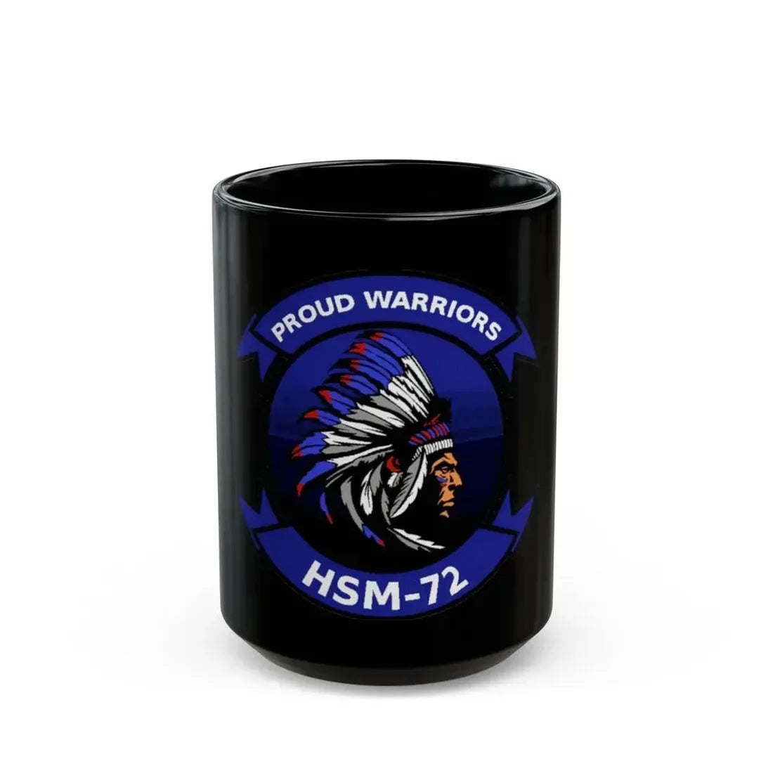 HSM 72 Helicopter Maritime Strike Squadron 72 (U.S. Navy) Black Coffee Mug 15oz - Go Mug Yourself