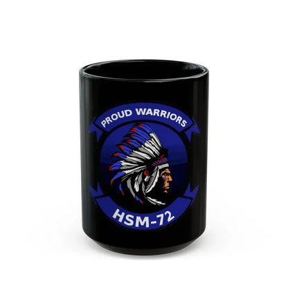 HSM 72 Helicopter Maritime Strike Squadron 72 (U.S. Navy) Black Coffee Mug 15oz - Go Mug Yourself