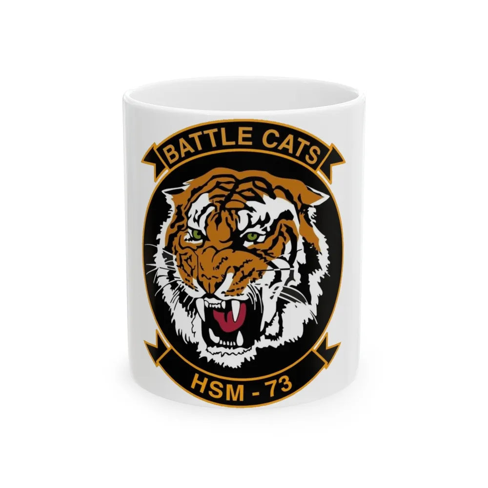 HSM 73 Helicopter Maritime Strike Squadron 73 (U.S. Navy) White Coffee Mug-11oz-Go Mug Yourself