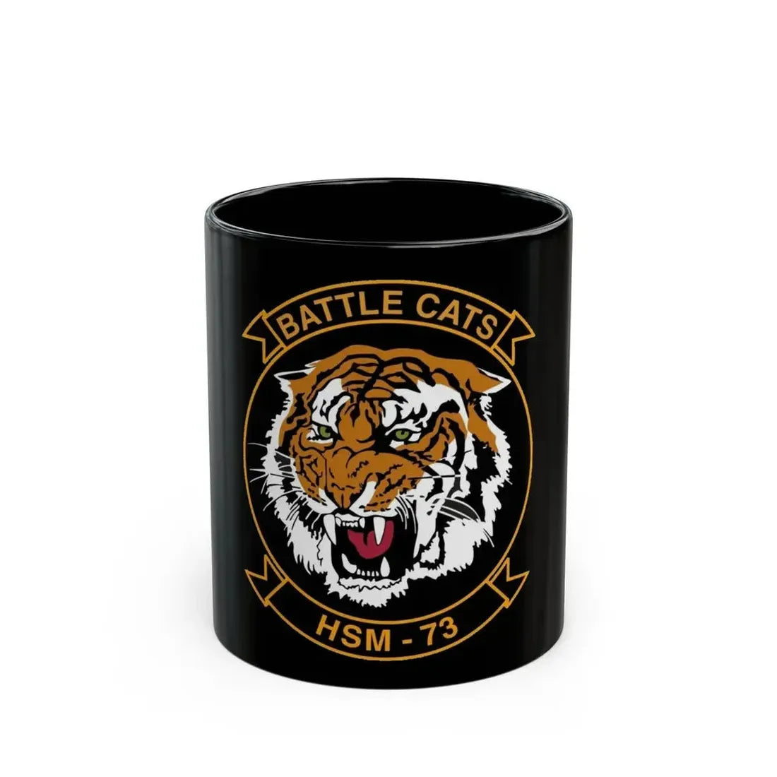 HSM 73 Helicopter Maritime Strike Squadron 73 (U.S. Navy) Black Coffee Mug 11oz - Go Mug Yourself