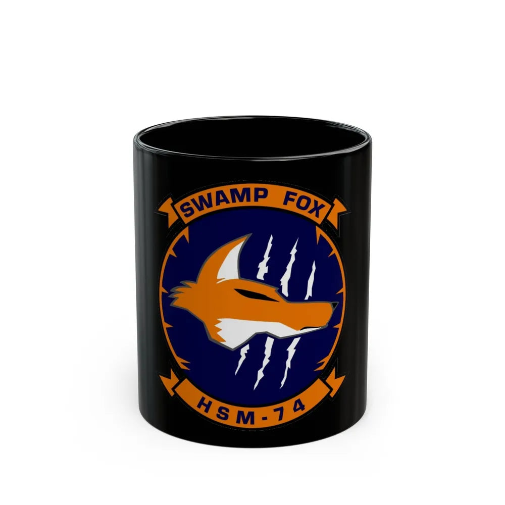 HSM 74 Helicopter Maritime Strike Squadron 74 (U.S. Navy) Black Coffee Mug-11oz-Go Mug Yourself