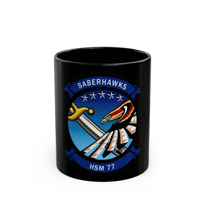 HSM 77 Helicopter Maritime Strike Squadron 77 (U.S. Navy) Black Coffee Mug 11oz - Go Mug Yourself