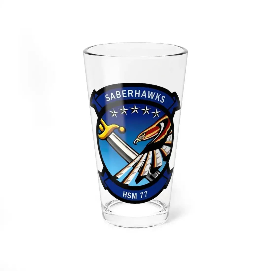HSM 77 Helicopter Maritime Strike Squadron 77 (U.S. Navy) Pint Glass 16oz 16oz - Go Mug Yourself