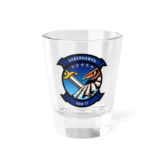 HSM 77 Helicopter Maritime Strike Squadron 77 (U.S. Navy) Shot Glass 1.5oz 1.5oz - Go Mug Yourself