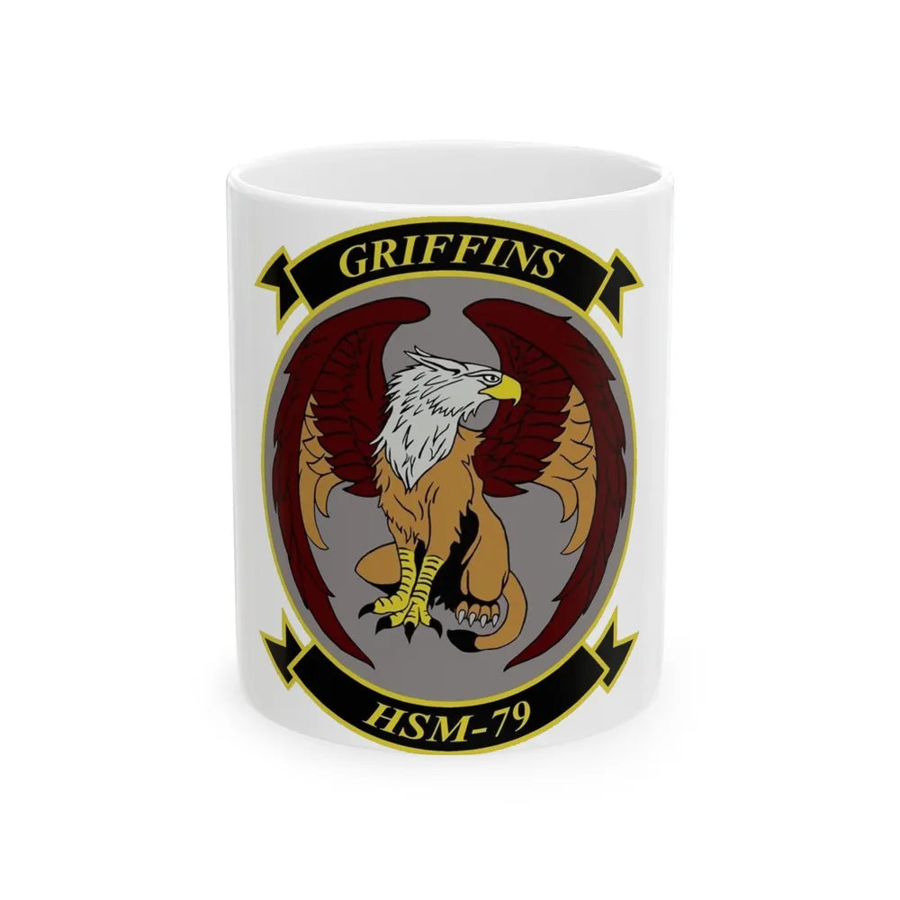 HSM 79 Helicopter Maritime Strike Squadron 79 (U.S. Navy) White Coffee Mug-11oz-Go Mug Yourself