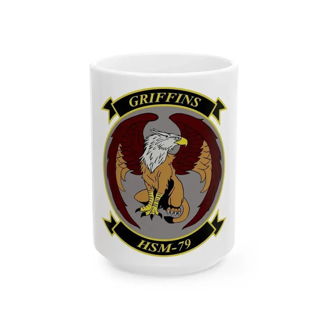 HSM 79 Helicopter Maritime Strike Squadron 79 (U.S. Navy) White Coffee Mug 15oz - Go Mug Yourself