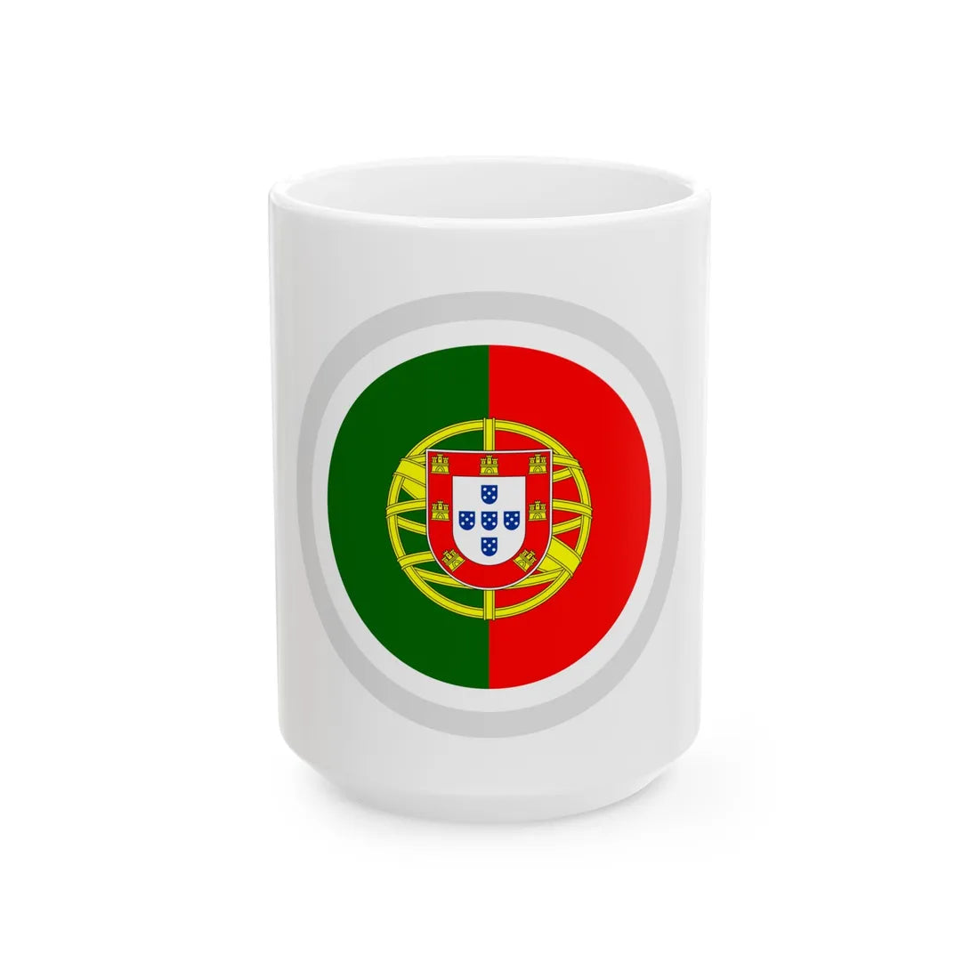 HSPortugal (Portugal) White Coffee Mug 15oz - Go Mug Yourself