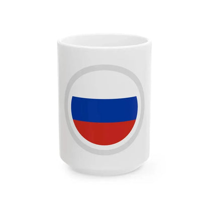 HSRussia (Russia) White Coffee Mug 15oz - Go Mug Yourself