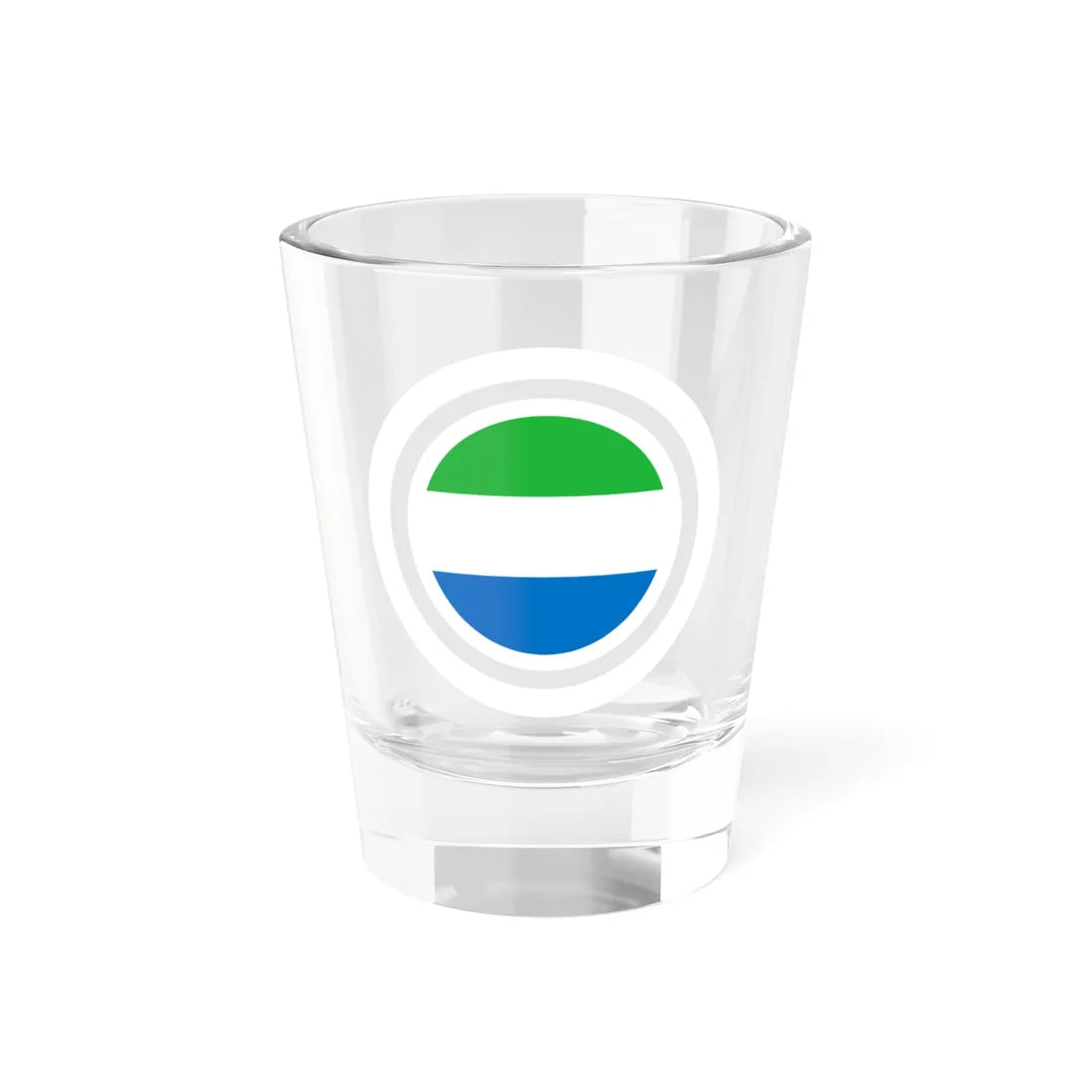 HSSierraLeone (Sierra Leone) Shot Glass 1.5oz 1.5oz - Go Mug Yourself