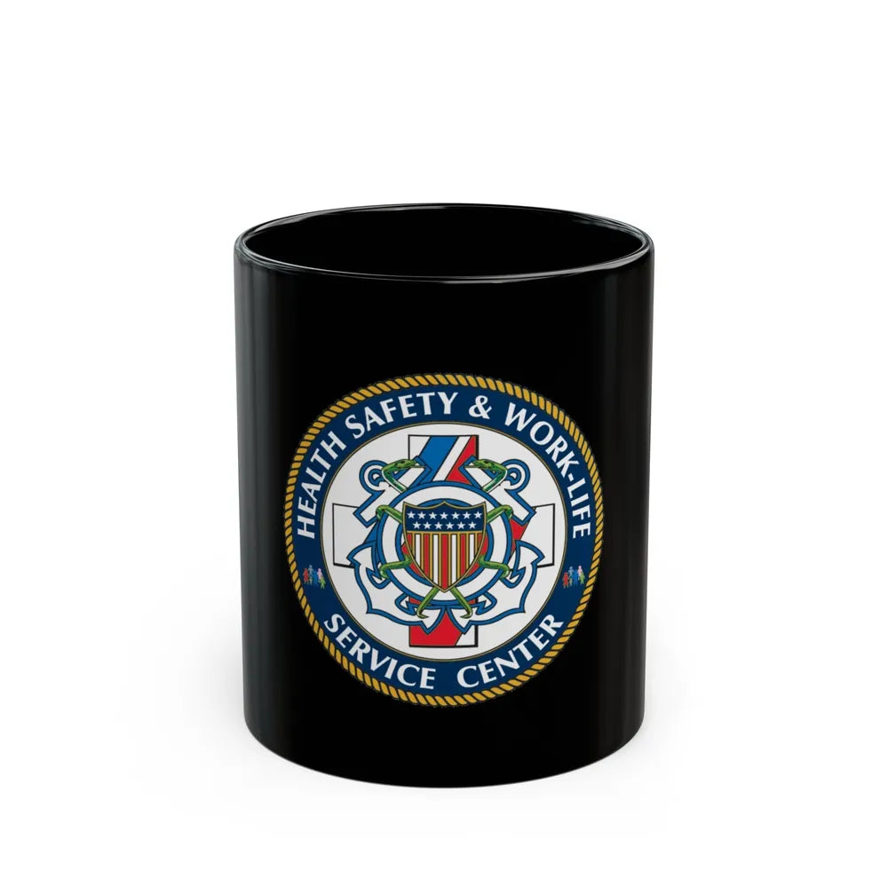 HSWL Service Center (U.S. Coast Guard) Black Coffee Mug-11oz-Go Mug Yourself