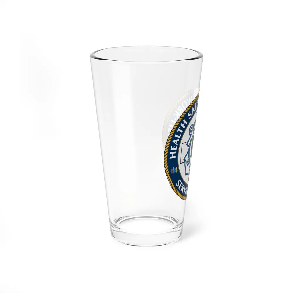 HSWL Service Center (U.S. Coast Guard) Pint Glass 16oz-Go Mug Yourself