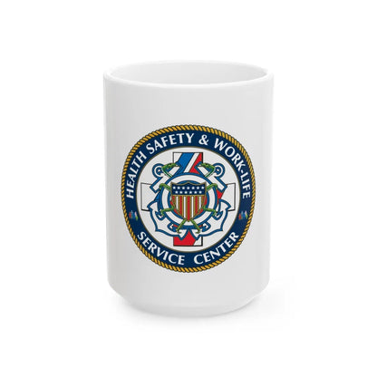 HSWL Service Center (U.S. Coast Guard) White Coffee Mug-15oz-Go Mug Yourself