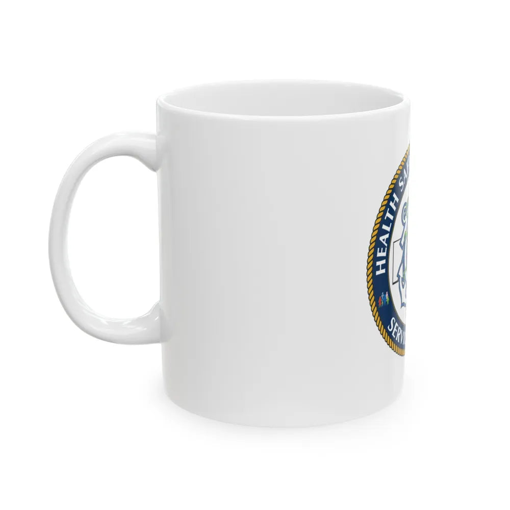 HSWL Service Center (U.S. Coast Guard) White Coffee Mug-Go Mug Yourself