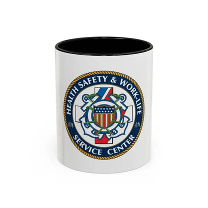 HSWL Service Center (U.S. Coast Guard) Accent Coffee Mug 11oz Black - Go Mug Yourself