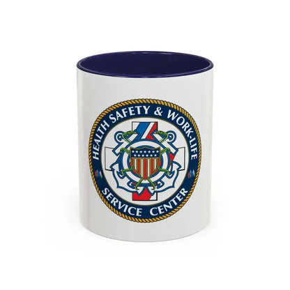 HSWL Service Center (U.S. Coast Guard) Accent Coffee Mug 11oz Navy - Go Mug Yourself