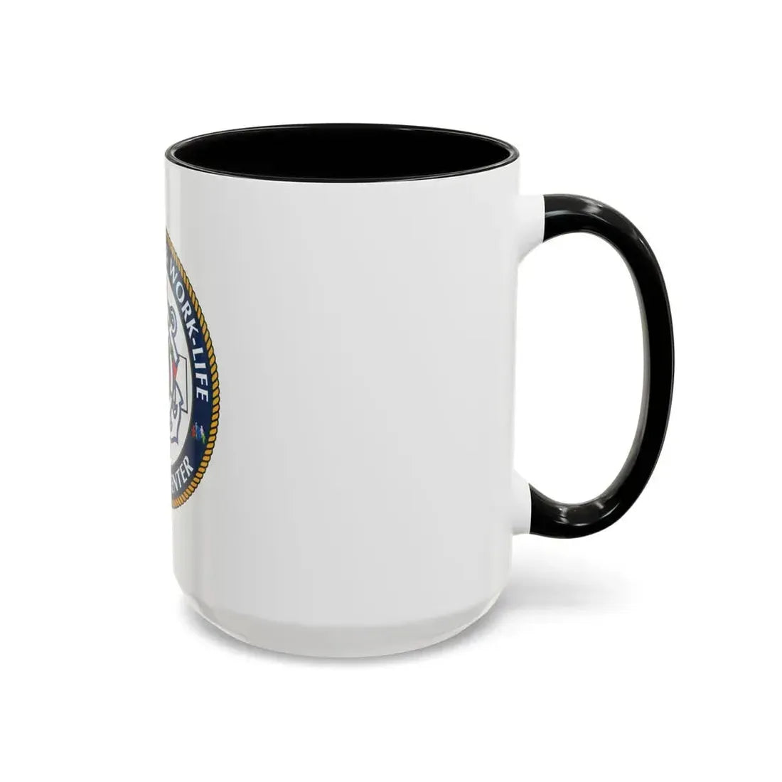 HSWL Service Center (U.S. Coast Guard) Accent Coffee Mug - Go Mug Yourself
