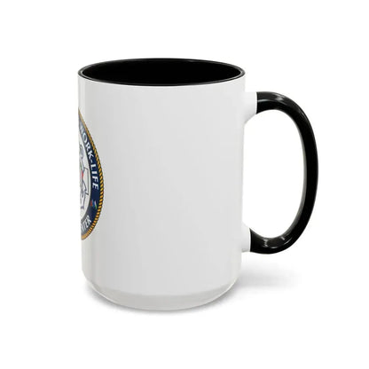 HSWL Service Center (U.S. Coast Guard) Accent Coffee Mug - Go Mug Yourself