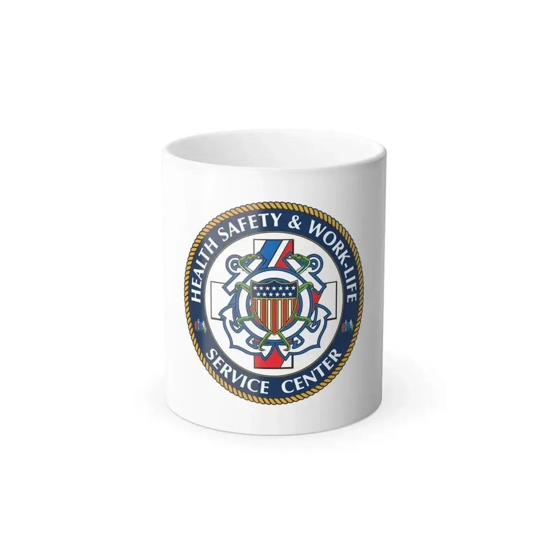 HSWL Service Center (U.S. Coast Guard) Color Changing Coffee Mug 11oz - Go Mug Yourself