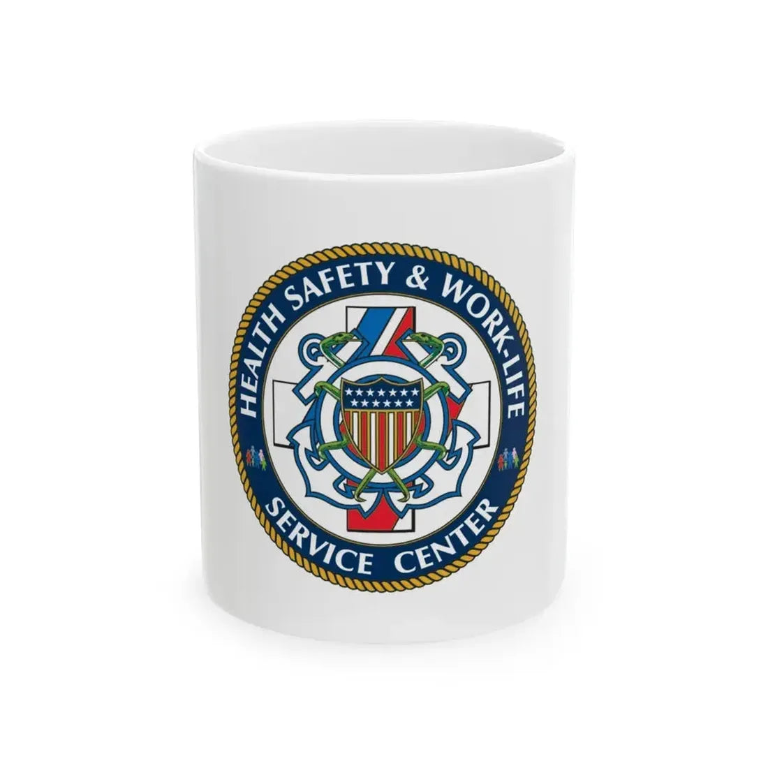 HSWL Service Center (U.S. Coast Guard) White Coffee Mug 11oz - Go Mug Yourself