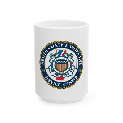 HSWL Service Center (U.S. Coast Guard) White Coffee Mug 15oz - Go Mug Yourself